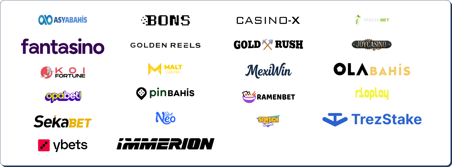 PlantRogueRoot client brands including Fantasino, Casino-X, MexiWin, OlaBahis and TrezStake