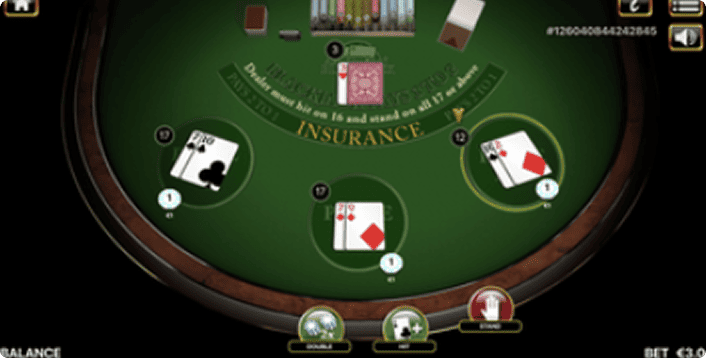 Roulette table game interface