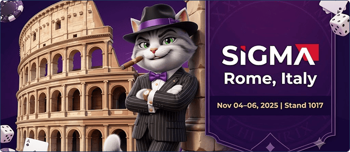 SiGMA Central Europe in Rome, Italy, 4 to 6 November 2025, Stand 1017